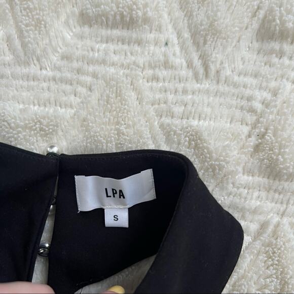 Revolve LPA Cutout Dress 638 in Black - Picture 5 of 6